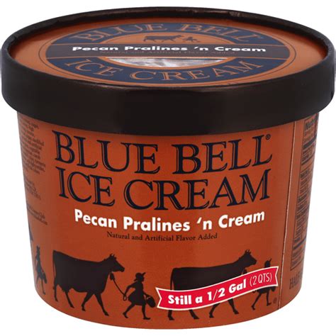 Blue Bell Ice Cream Brown Rim 1 2 Gallon Please Specify Flavor Ice Cream My Country Mart