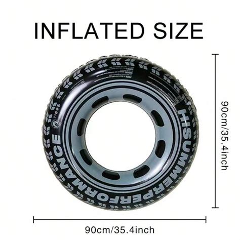 Pe A Anel Infl Vel De Nata O Em Forma De Pneu B Ia Em Tamanho