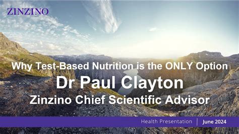 Why Test Based Nutrition Is The ONLY Option Dr Paul Clayton Zinzino