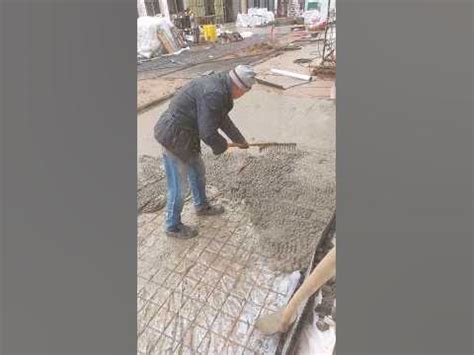 жидкий бетон #бетон - YouTube