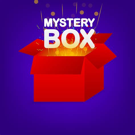 Red Mystery Box On Light Background Premium Vector Digital Background