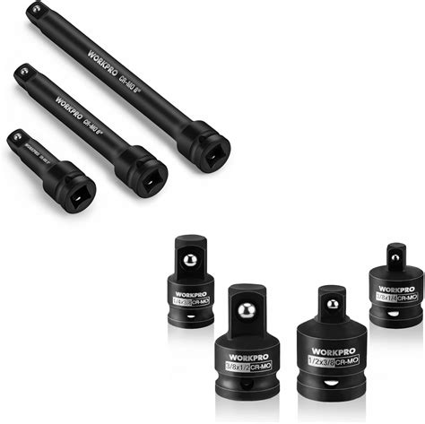 Workpro Inch Drive Impact Extension Bar Sets And Piece Impact