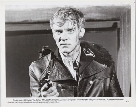 The Passage Original 1979 8x10 Photo Malcolm Mcdowall As Ss Captain