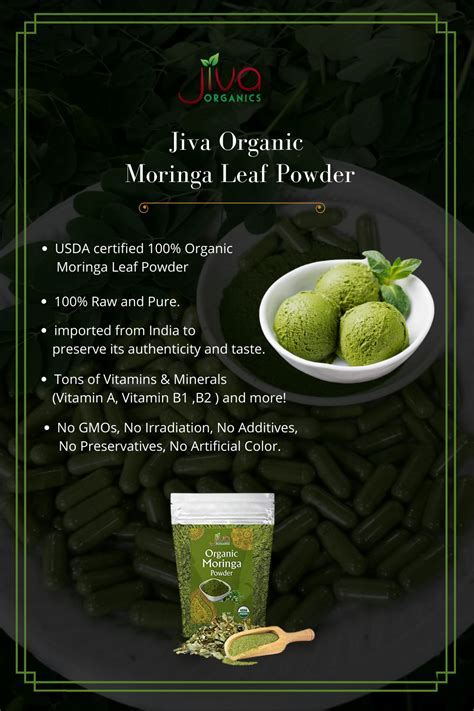 Jiva Organics Moringa Powder In Food Sharing Gourmet Recipes