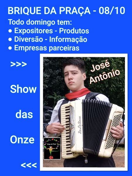 JOSÉ ANTÔNIO FAZ SHOW NO BRIQUE DA PRAÇA Notícias Portal das Missões