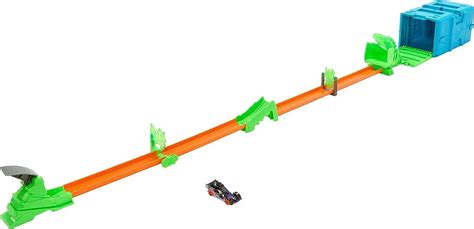 Hot Wheels Track Builder System Toxic Super Jump Mattel Toys Toywiz
