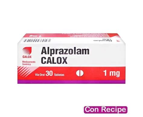 MEDICINA ALPRAZOLAM 1MG X 30 TAB CALOX Sihay