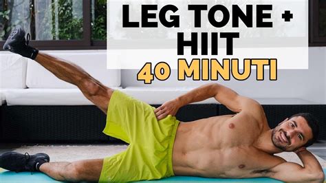 Leg Tone Hiit Minuti Live Audio Cotto Al Dente Youtube