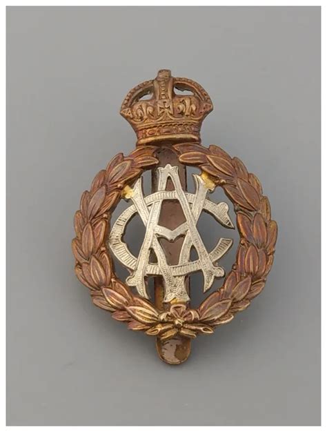 Ww Army Veterinary Corps Cap Badge Avc King S Crown Ruby Lane