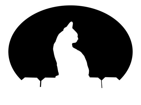 Cat Silhouette Pattern Clipart Best