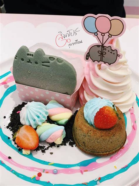 Pusheen Popup Cafe In Singapore คาเฟ่น้องแมวพูชีน World S First Pusheen Cafe Pantip