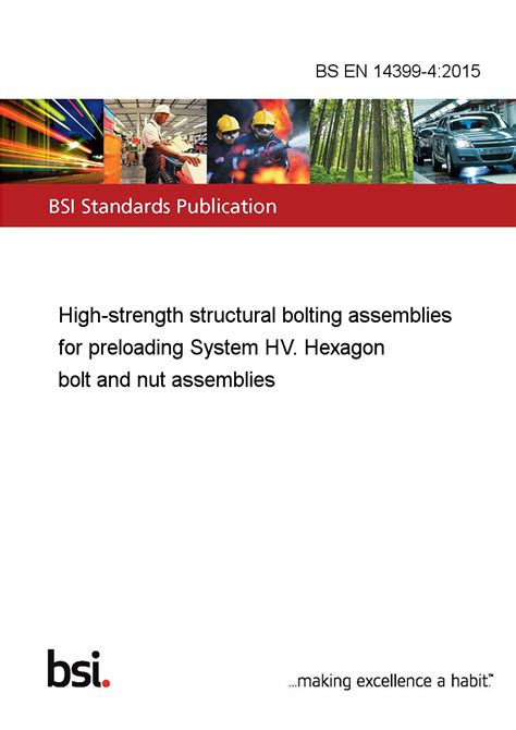 Bs En 14399 42015 High Strength Structural Bolting Assemblies For