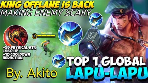 Top Global Lapu Lapu Super Aggressive Gameplay By Akito Lapu Lapu