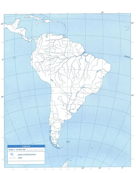 Geografia I Turystyka Mapy Konturowe Kontynenty