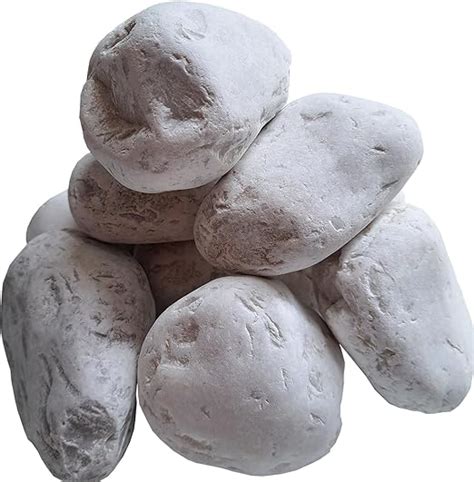 AUTIAN Piedra Decorativa Mármol Blanco Grande 3in Jardin Macetas 5kg