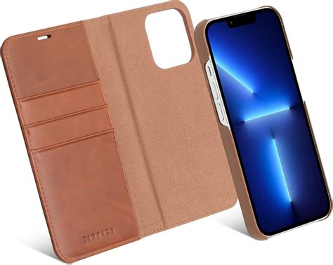 Kanvasa Iphone Pro H Lle Leder Case Lederh Lle In Braun Luxus