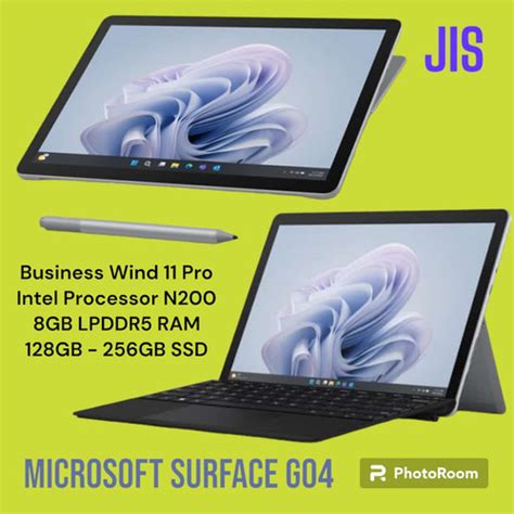 Jual Microsoft Surface Go 4 10 For Business Intel N200 8 128gb Ssd