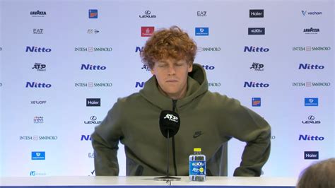 PRESS CONFERENCE J Sinner Nitto ATP Finals Round Robin Day 1 Win