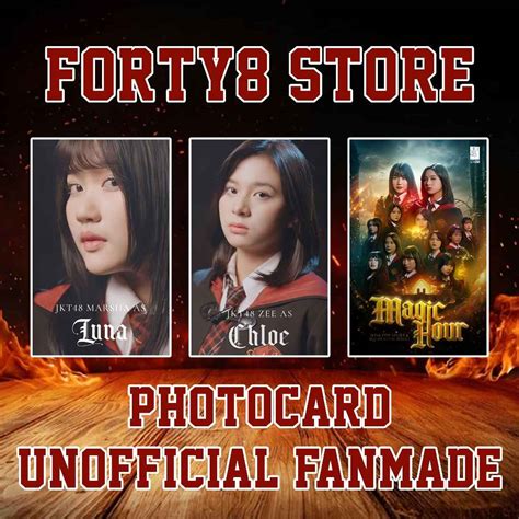 Jual Photocard Jkt Unofficial Fanmade Edisi Magic Hour Vol