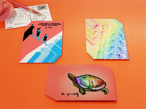 LGBTQIA Postcards Pride 21-card Set LGBTQ Art Whimsical - Etsy