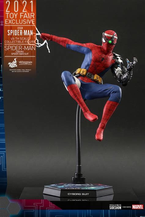 Hot Toys Spider Man Cyborg Suit Scale Figure Hot Toys Spider Man Game Figuur Bol