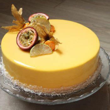 Petits Entremets Mangue Passion Et Vanille Fleur Exotique