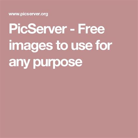 PicServer Free Images To Use For Any Purpose Creative Commons