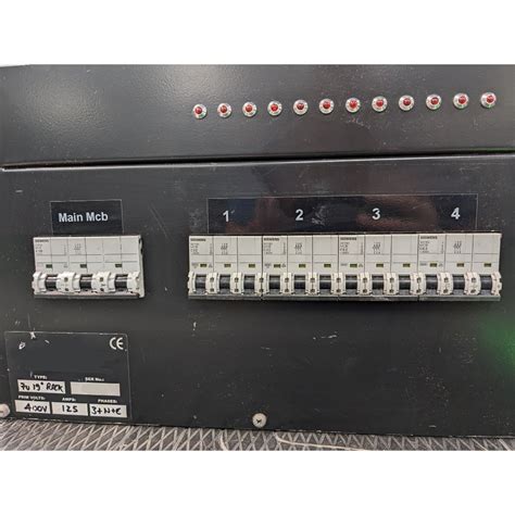 125A 3ph 19 Rack Mount Distro Buy Now From 10Kused