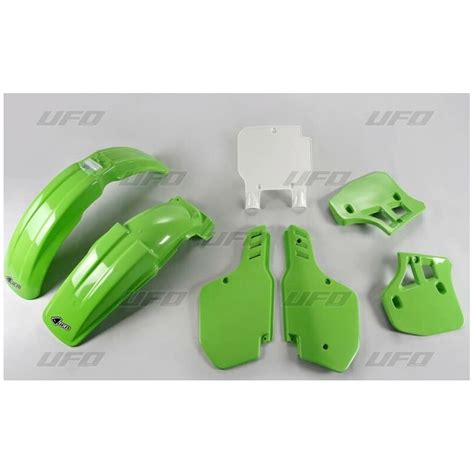 Kit Plastique Complet UFO Vintage Moto Cross KAWASAKI KX 250 Kits