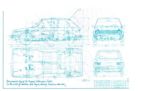 ¿qué Pasó Con El Blueprint De Conejo Fotos Golf Gti