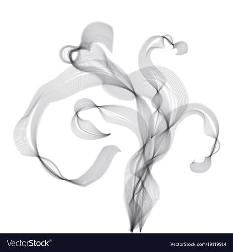 Abstract steam and smoke Royalty Free Vector Image