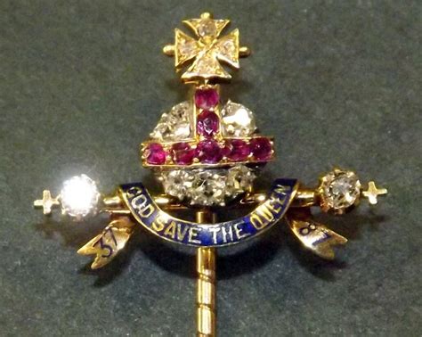 Queen Victorias 1887 Golden Jubilee Stick Pin Golden Jubilee