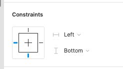 How Can I Get Fix Position When Scrolling Option Under Constraints