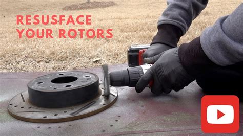 Diy How To Resurface Brake Rotors Youtube