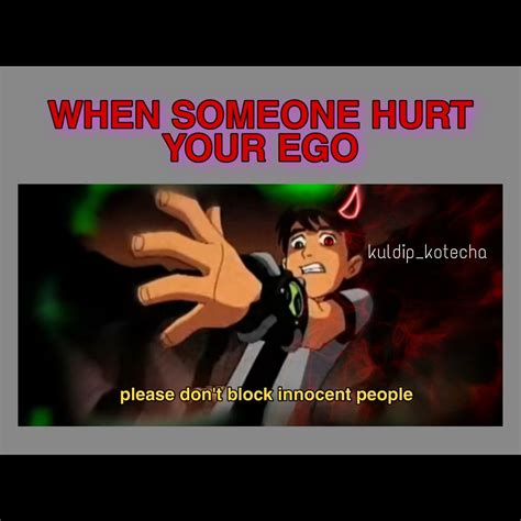 When Someone Hurts You Innocent People Anime Meme It Hurts Memes