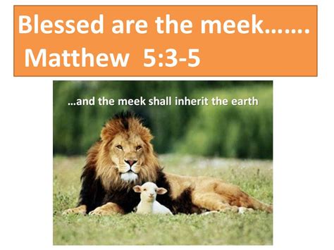Ppt Meekness Powerpoint Presentation Free Download Id2032336