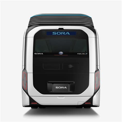 toyota's sora electric bus concept explores future of fuel cell technology