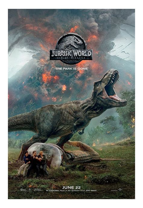 Jurassic Park Dinosaur Poster