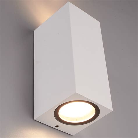 Set Of 4 Dimmable LED Wall Light Selma White 2700K GU10