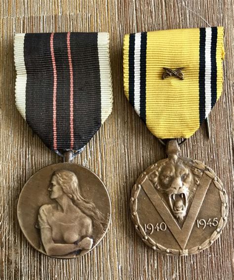 Belgium Ww 2 The Resistance Medal 1940 1945 The Catawiki