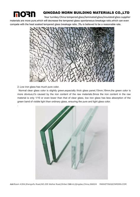 6 Difference Between Clear Glass And Low Iron Glass Pdf