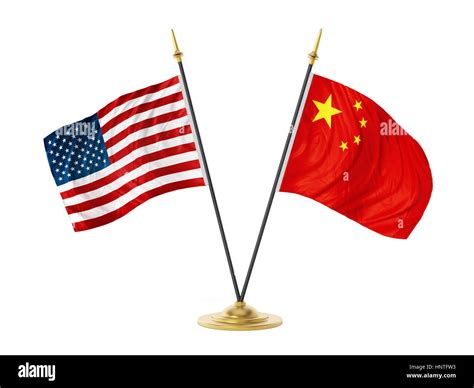 American Flag Chinese Flag Cut Out Stock Images And Pictures Alamy