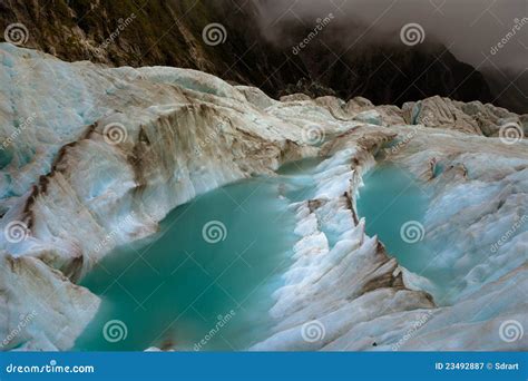 Franz Joseph Glacier New Zealand Stock Image Image Of Formation