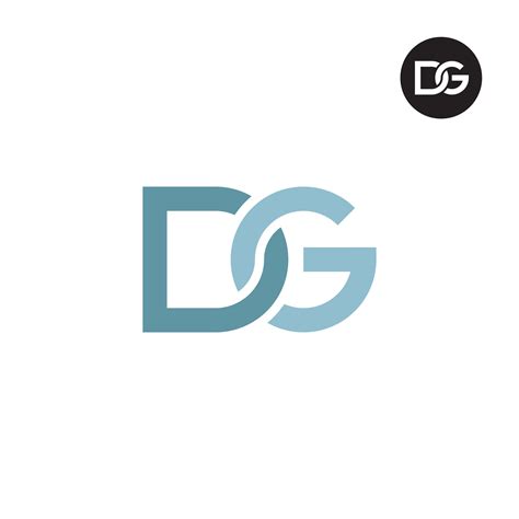 Letter Dg Monogram Logo Design Vector Art At Vecteezy