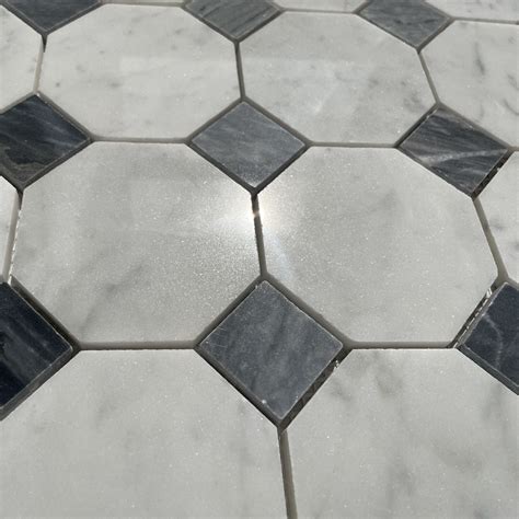 Octagon Octave Marble Mosaic Tile Stone Center Online