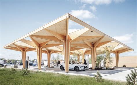 Beautiful, “ultra-fast” solar-powered EV charging stations unveiled in ...