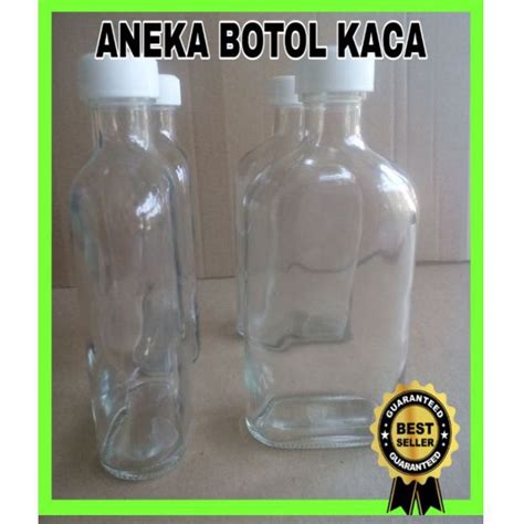 Jual Botol Kaca Ml Botol Kaca Gepeng Ml Kondisi Baru Shopee