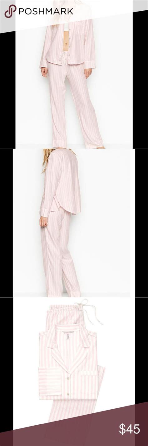 Victorias Secret Flannel Pajamas Set Lightweight And Stylish