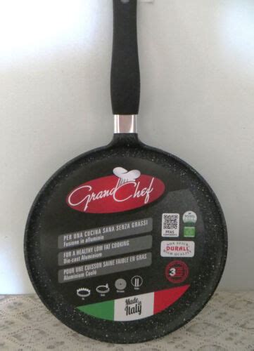 Roch Guss Grand Chef Flat Crepe Pan 24 Cm 10 Non Stick Made In