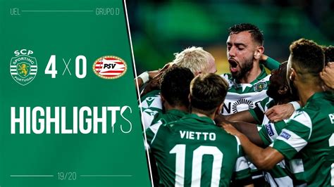 Liga Europa Resumo Sporting Cp X Psv Youtube